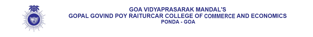 GVM'S Gopal Govind Poy Raiturcar College of Commerce and Economics Ponda Goa